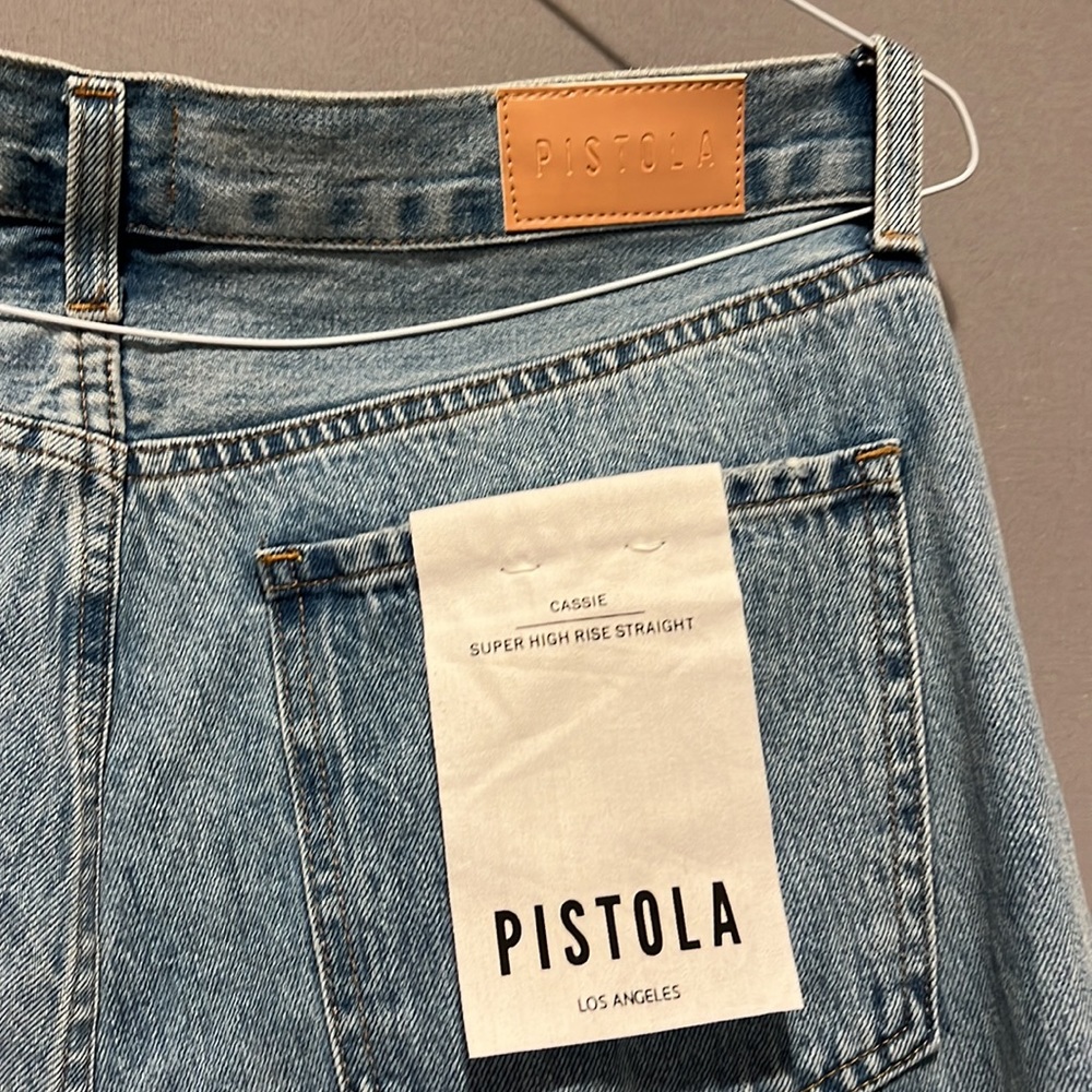 COPY - Pistola Cassie super high rise straight jeans